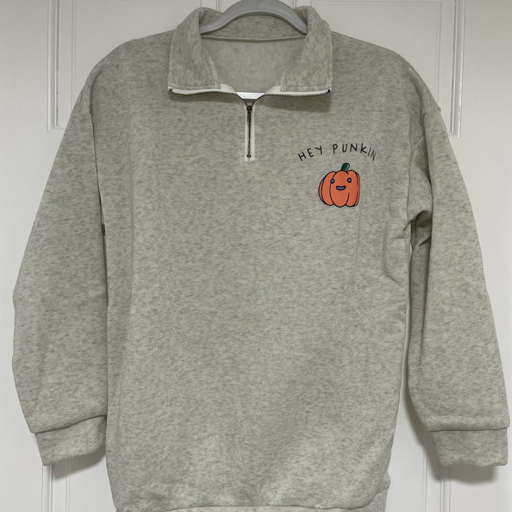 "Hey Punkin" Fall Quarter Zip Sweatshirt
